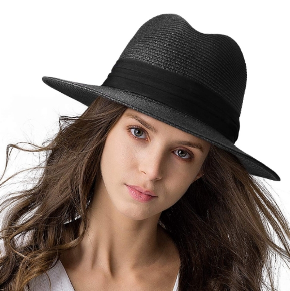 😘 Bestseller New Womens Mens Straw Beach Hat - Picture 4 of 14